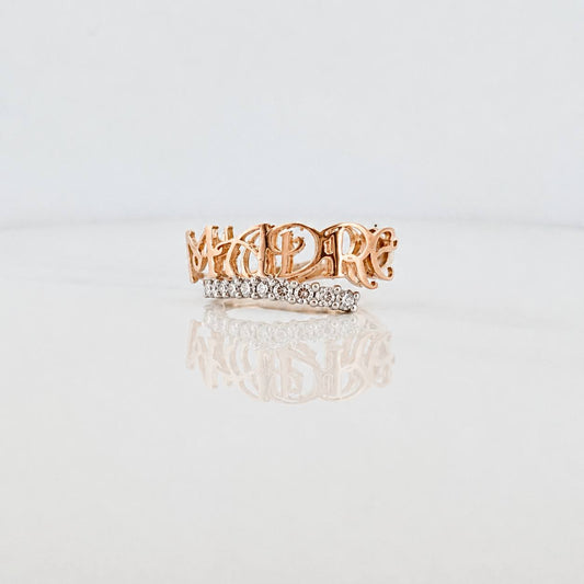 Mother Ring 3.5g / T7 3/4 Three Golds 18K