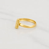 Virgin Guadalupe Ring 1.15g / Size 7 1/4 Yellow Gold 18K