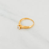 Solitaire Ring 2.15g / T6 1/2 Yellow Gold 18K