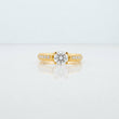 Solitaire Churumbela Ring 2.7g / T7 1/4 Yellow Gold 18K