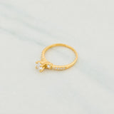 Solitaire Churumbela Ring 1.75g / T5 3/4 Yellow Gold 18K