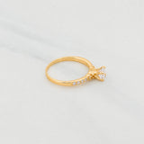 Solitaire Churumbela Ring 1.75g / T5 3/4 Yellow Gold 18K