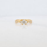 Solitaire Churumbela Ring 1.75g / T5 3/4 Yellow Gold 18K