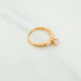 Solitaire Churumbela Ring 2.1g / T6 Yellow Gold 18K