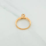 Solitaire Churumbela Ring 2.1g / T6 Yellow Gold 18K