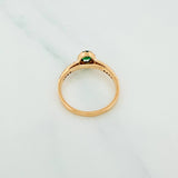 Dense Halo Ring 2.35g / Size 7 1/4 Yellow Gold 18K