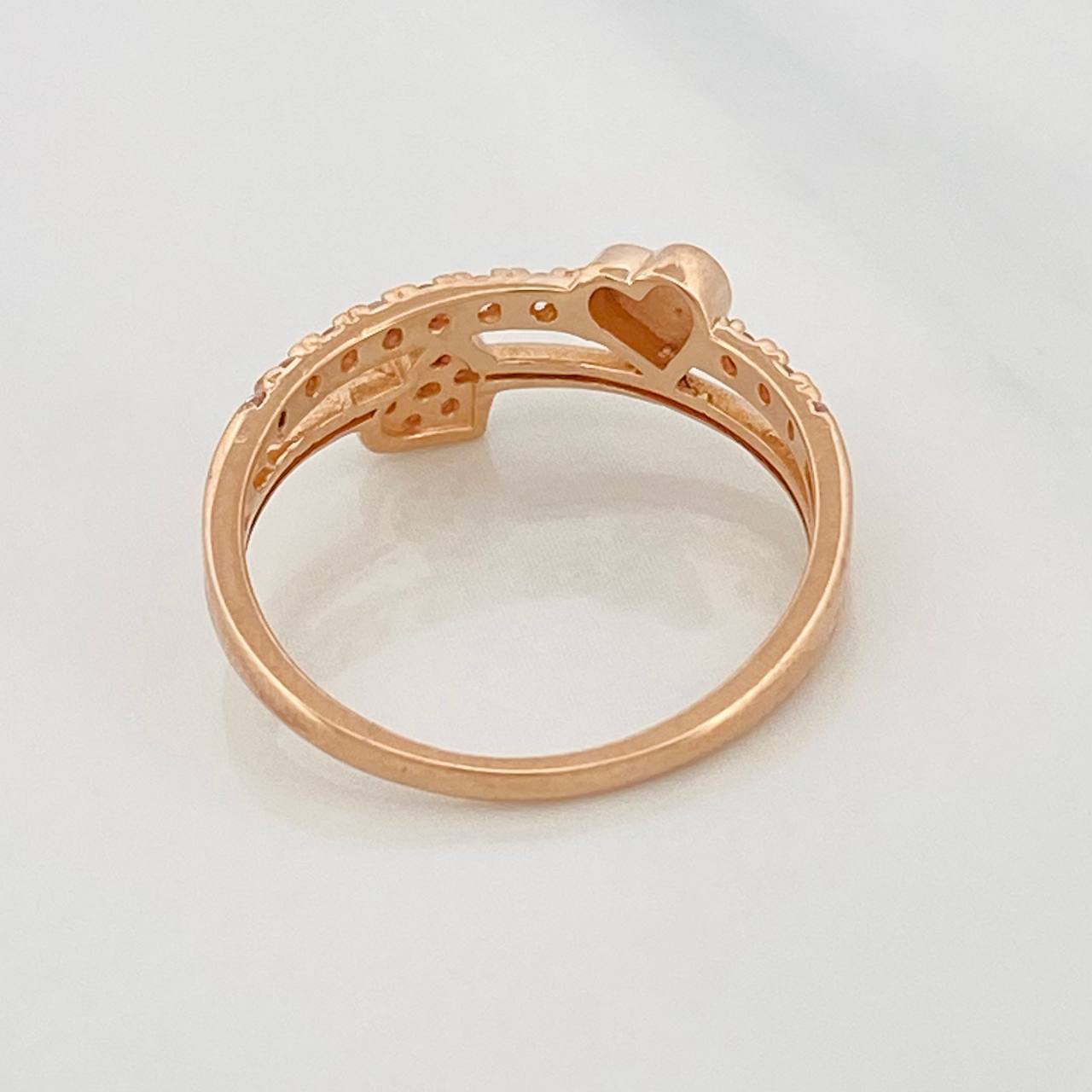 Heart Ring 2.2g / T6 1/4 18K Rose Gold