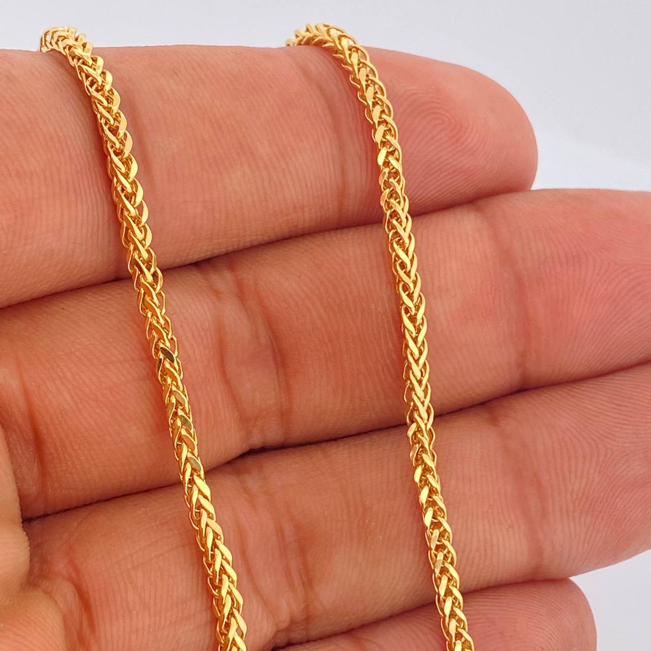Cadena Franco 4.9gr / 17 3/4 in / Oro Amarillo +3 18K %