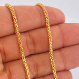 Cadena Franco 4.9gr / 17 3/4 in / Oro Amarillo +3 18K %