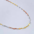 Chain Flower Mirror 1.05g / 17 3/4 in / Three Golds +3 18K %