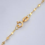 Chain Flower Mirror 0.95gr / 17 3/4 in / Yellow Gold +3 18K %