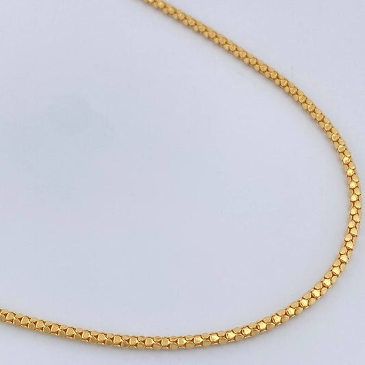 Cadena Cordon 4.55gr / 17 3/4 in / Oro Amarillo +3 18K %