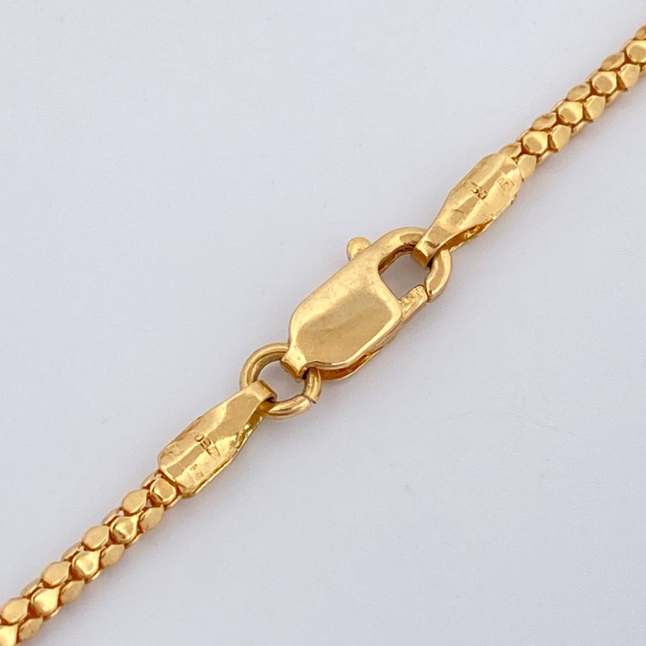 Cadena Cordon 4.55gr / 17 3/4 in / Oro Amarillo +3 18K %