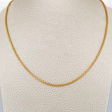 Cadena Cordon 4.55gr / 17 3/4 in / Oro Amarillo +3 18K %