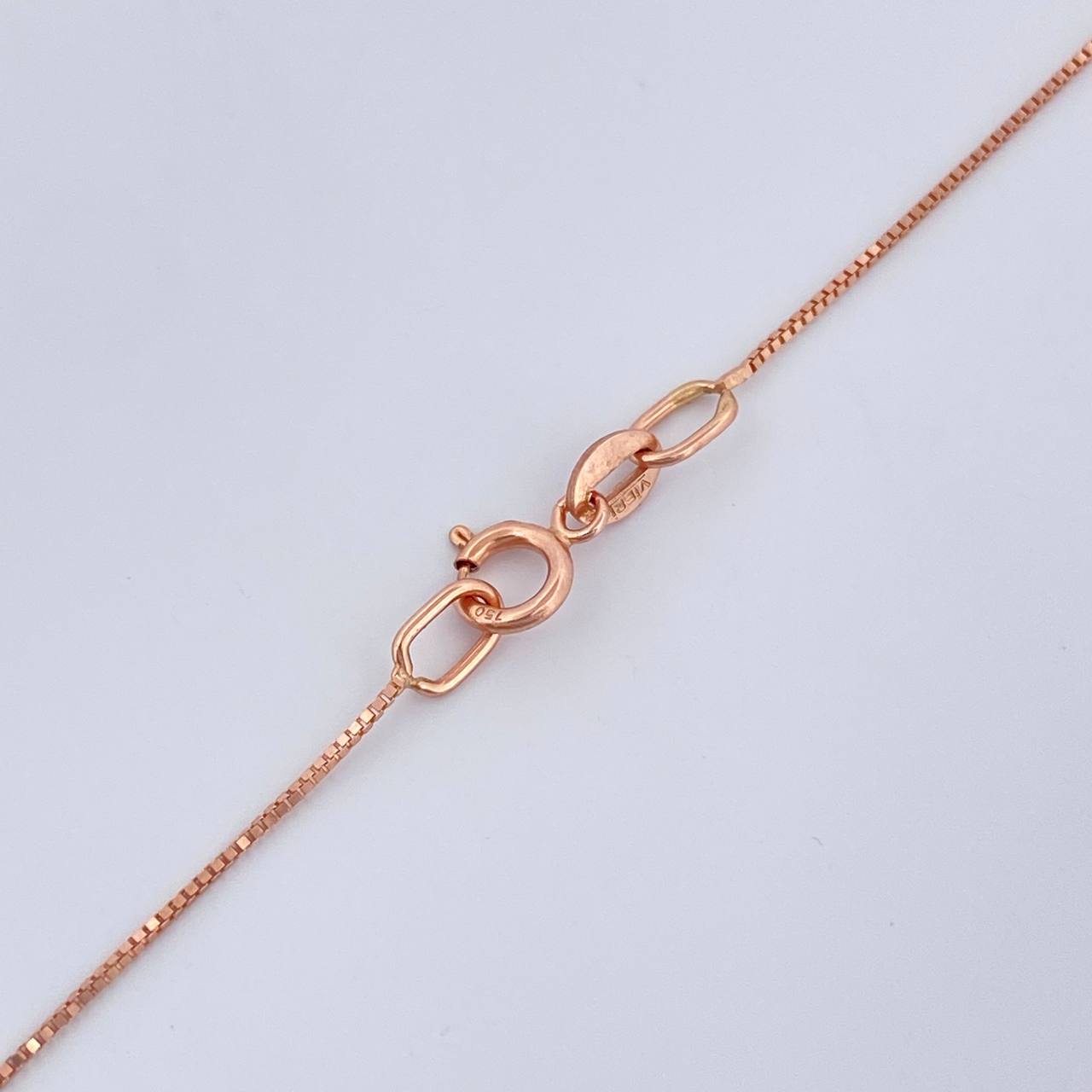 Cadena Veneciana 1.05gr / 18 in / Oro Rosa +3 18K %
