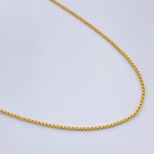 Cadena Veneciana 1.8gr / 17 3/4 in / Oro Amarillo +3 18K %