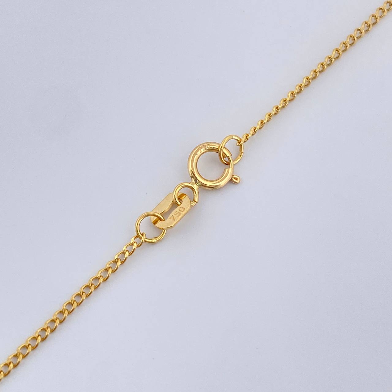 Cadena Mini Cubana 1.2gr / 17 1/2 in / Oro Amarillo +1 18K %