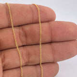 Cadena Mini Cubana 1.1gr / 17 1/2 in / Oro Amarillo +1 18K %
