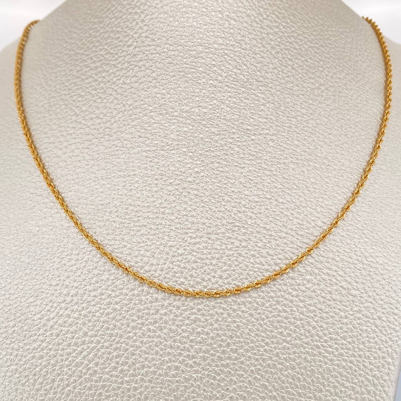 Cadena Lazo 1.5gr / 17 3/4 in / Oro Amarillo +3 18K %