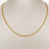 Cadena Lazo 1.5gr / 17 3/4 in / Oro Amarillo +3 18K %