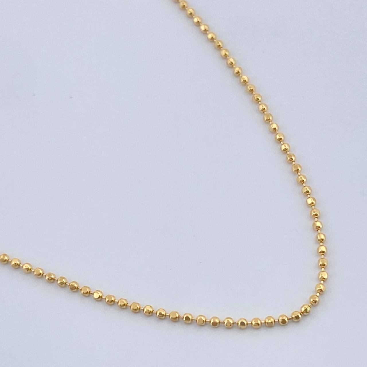 Cadena Militar 1.3gr / 17 3/4 in / Oro Amarillo +3 18K %