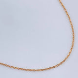 Classic Link Chain 0.8gr / 17 3/4 in / Rose Gold +3 18K %