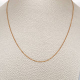 Classic Link Chain 0.8gr / 17 3/4 in / Rose Gold +3 18K %