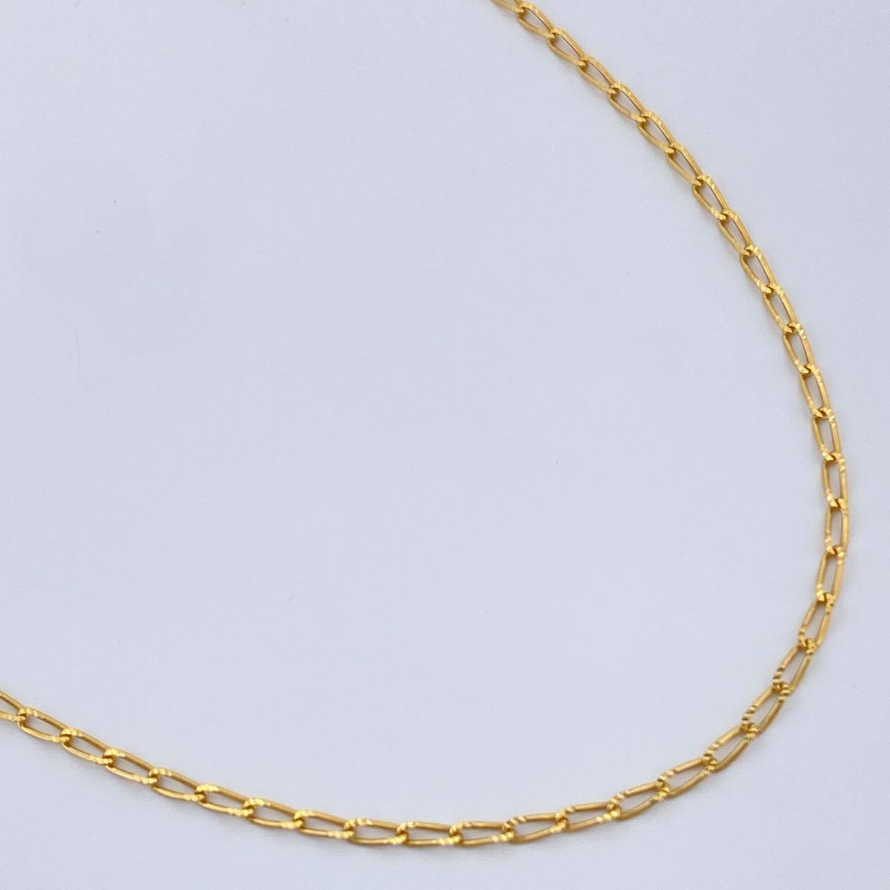 Cadena Espiga 1.65gr / 17 3/4 in / Oro Amarillo +3 18K %