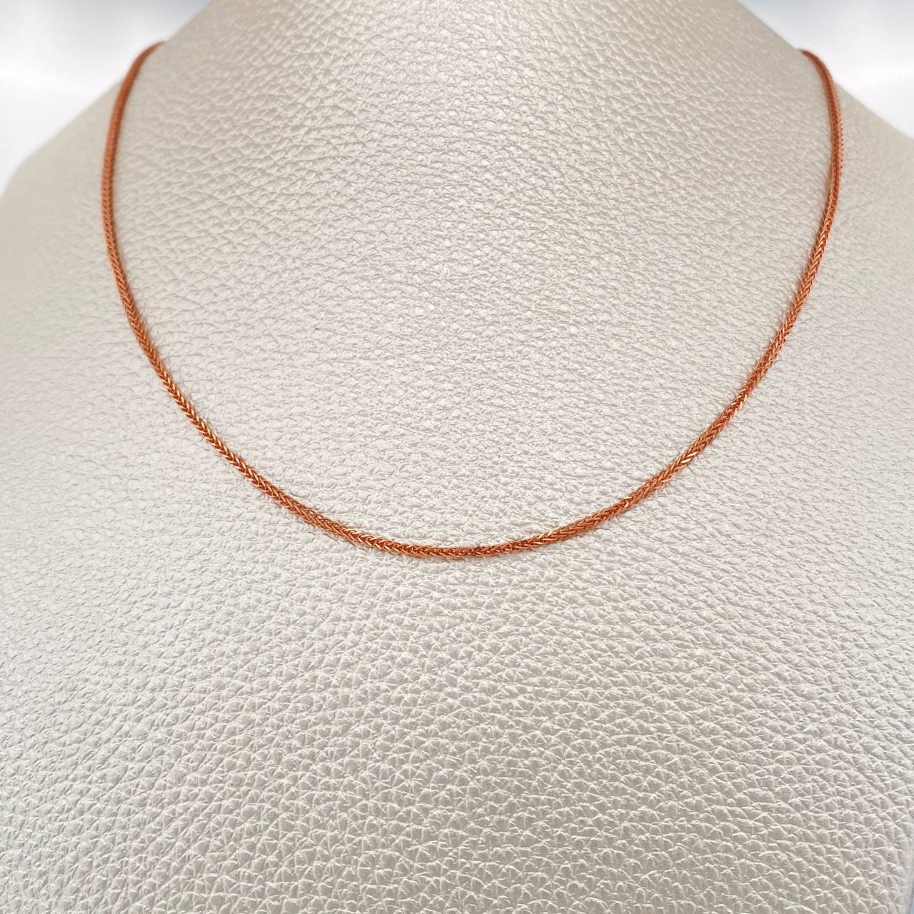 Cadena Franco 3.2gr / 19 3/4 in / Oro Rosa +3 18K &