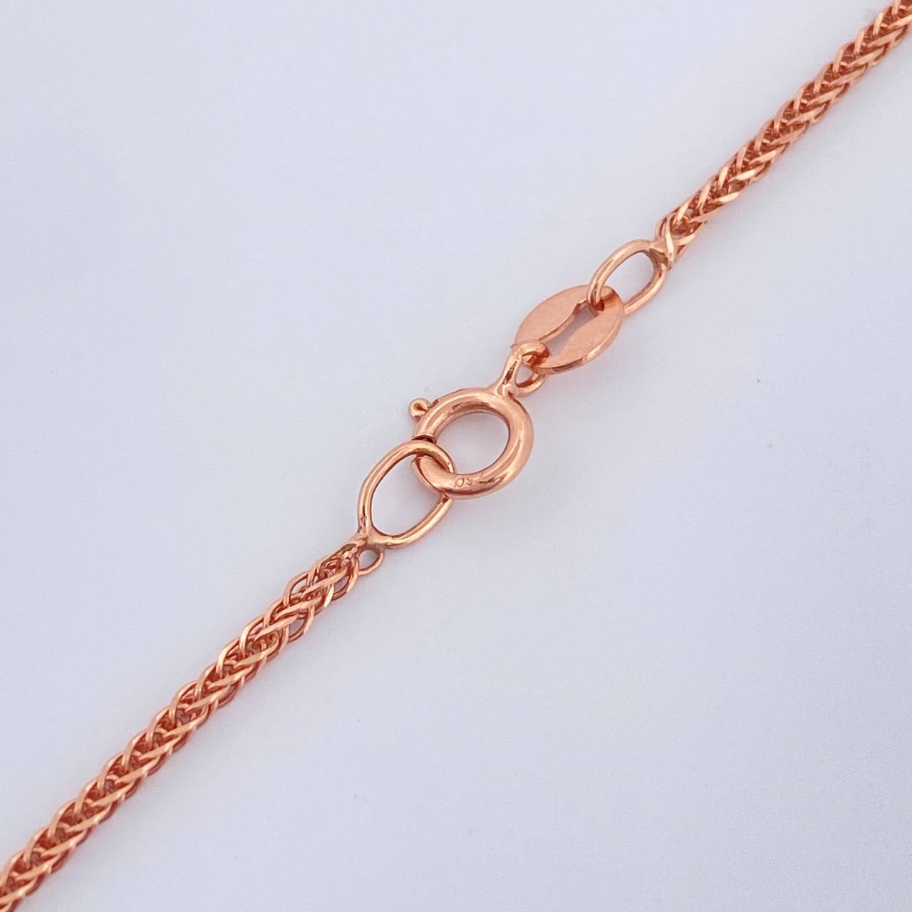 Cadena Franco 3.2gr / 19 3/4 in / Oro Rosa +3 18K &