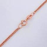 Cadena Franco 3.2gr / 19 3/4 in / Oro Rosa +3 18K &