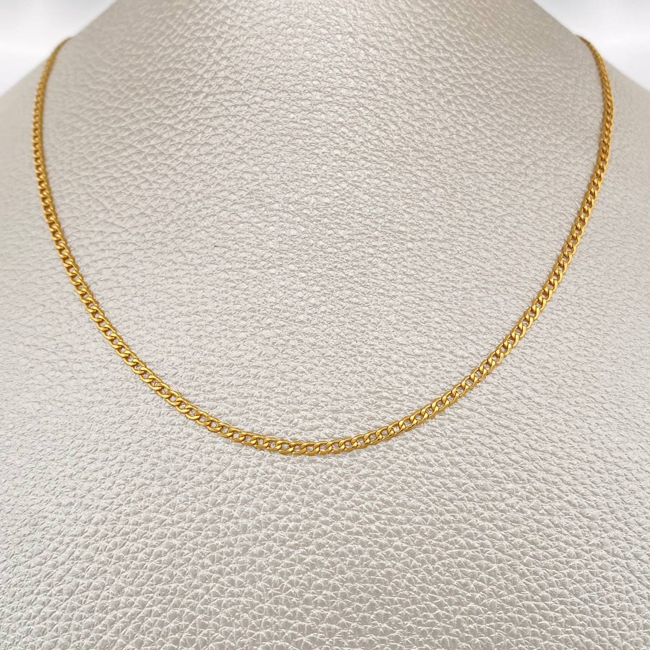 Cadena Cubana 2gr / 17 3/4 in / Oro Amarillo +1 18K &