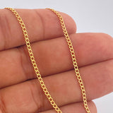 Cadena Cubana 2gr / 17 3/4 in / Oro Amarillo +1 18K &