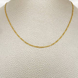 Cadena Figaro 1.7gr / 23 1/2 in / Oro Amarillo +1 18K &
