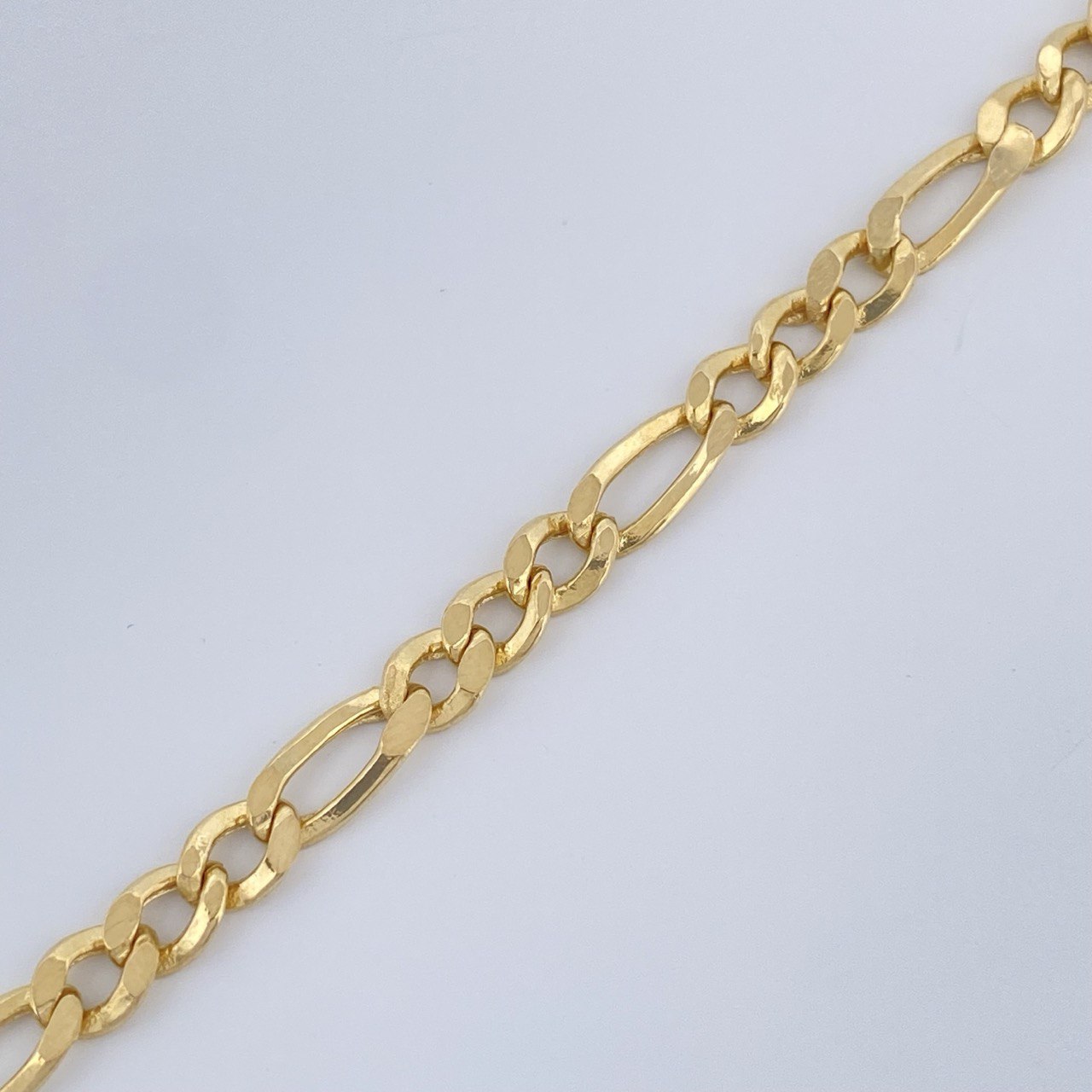 Pulso Figaro 3.2gr / 8 in / Oro Amarillo +1 18K &