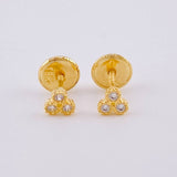 Topos Trio Circular 0.55 g / in / 3.9 mm Oro Amarillo 18K