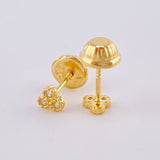 Topos Trio Circular 0.55 g / in / 3.7 mm Oro Amarillo 18K