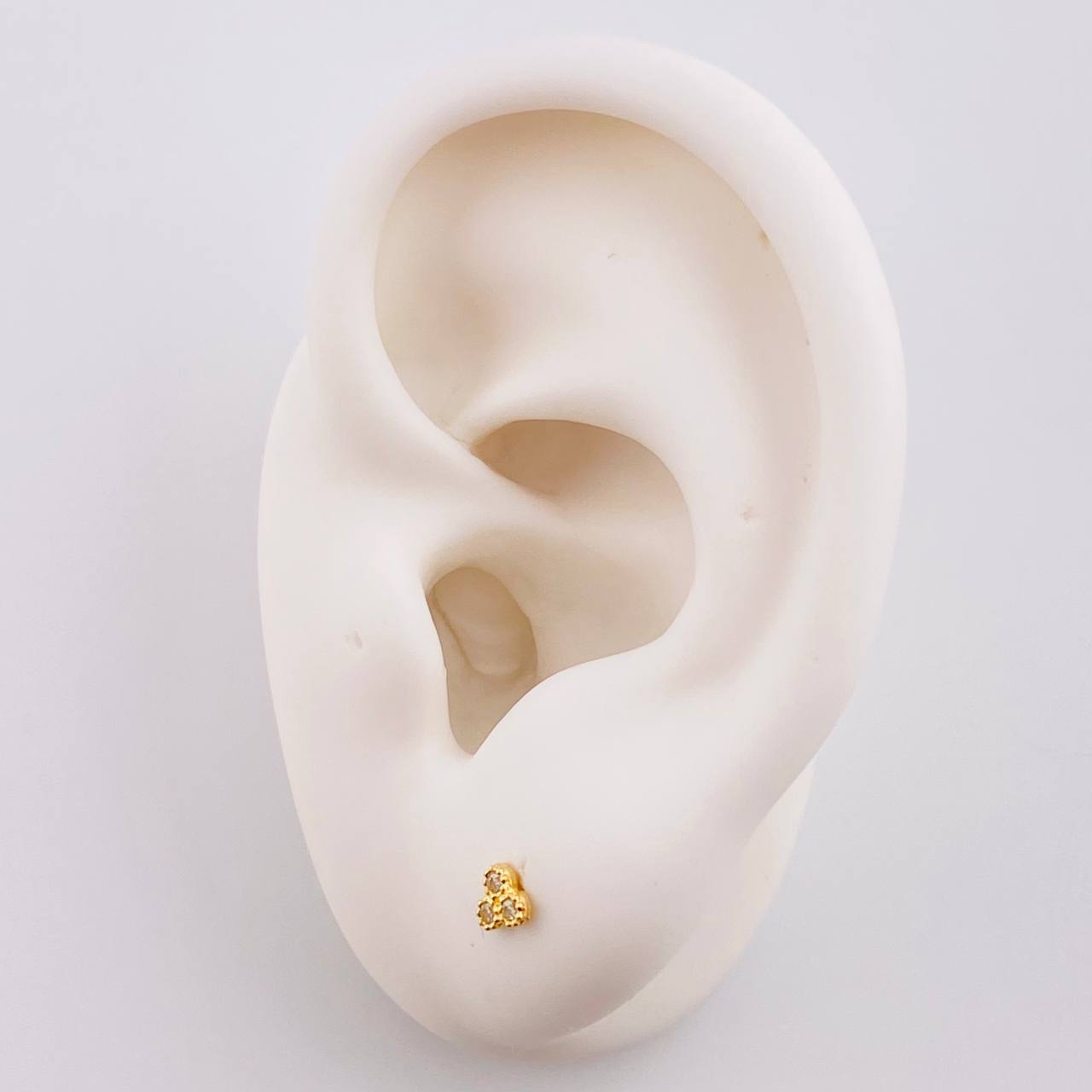 Topos Trio Circular 0.55 g / in / 3.7 mm Oro Amarillo 18K