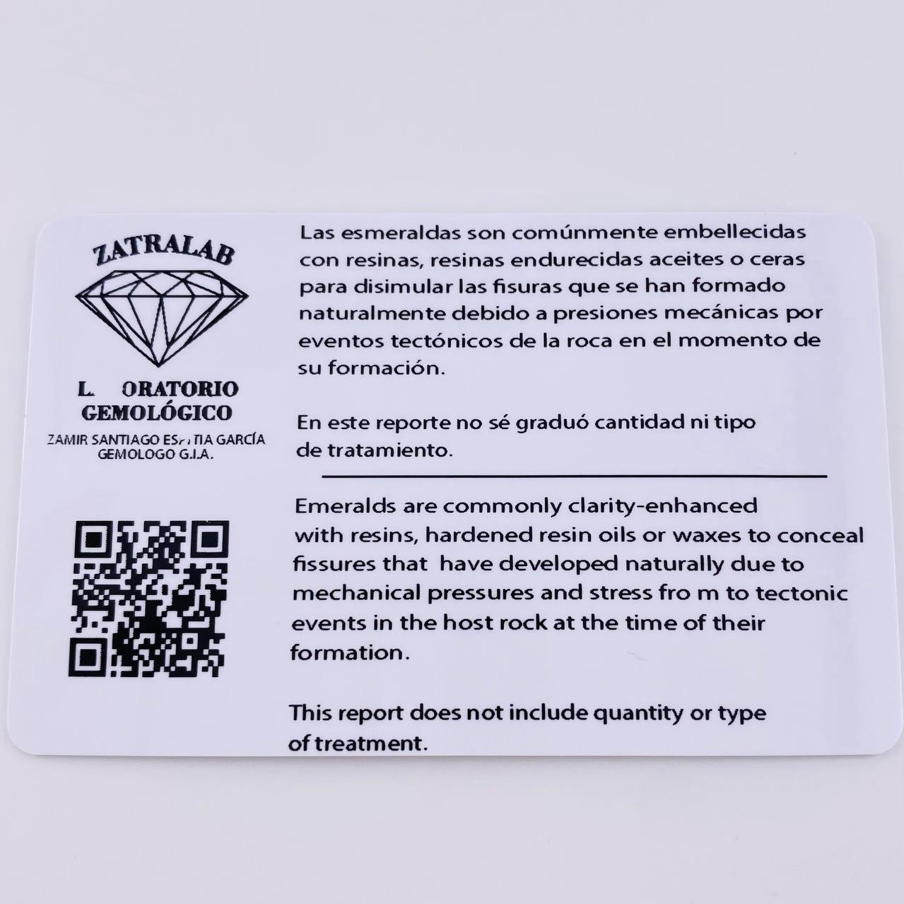 Dije Circulo Halo Tupido 30pts Esmeralda 20pts Diamantes 1.3gr / 1/2 in / Oro Amarillo 18K ©