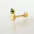 Piercing Destello Corazon 0.35gr / 1/2 in / Oro Amarillo 18K