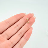 Piercing Chispa Estrella 0.3gr / 1/2 in / Oro Amarillo 18K *