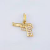 Pendant Gun 1.15gr / 1/2 in / Yellow Gold 18K ©