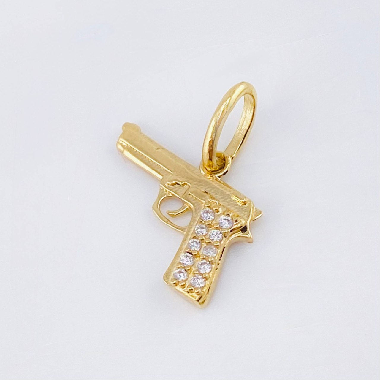 Pendant Gun 1.15gr / 1/2 in / Yellow Gold 18K ©