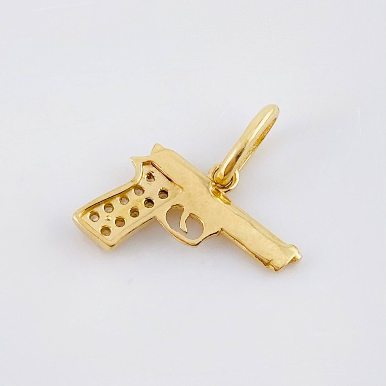 Pendant Gun 1.15gr / 1/2 in / Yellow Gold 18K ©