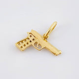 Pendant Gun 1.15gr / 1/2 in / Yellow Gold 18K ©