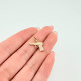 Pendant Gun 1.15gr / 1/2 in / Yellow Gold 18K ©