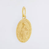 Dije Virgen Milagrosa 2.05gr / 1 in / Oro Amarillo 18K ©
