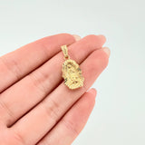 Dije Virgen Guadalupe Silueta Rallado 1.25gr / 1 in / Oro Amarillo 18K ©