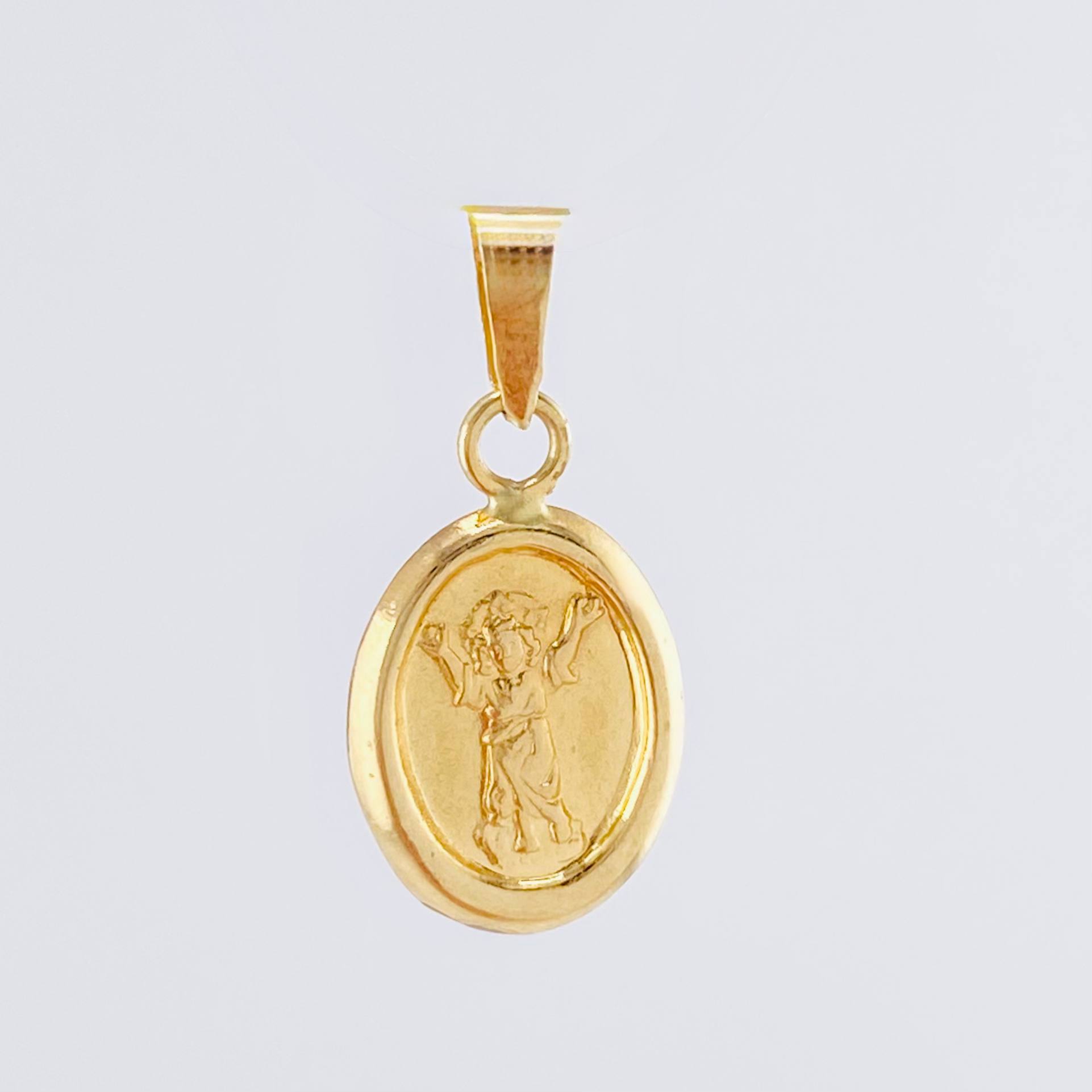 Dije Divino Niño 1.95gr / 1 1/4 in / Oro Amarillo 18K ©