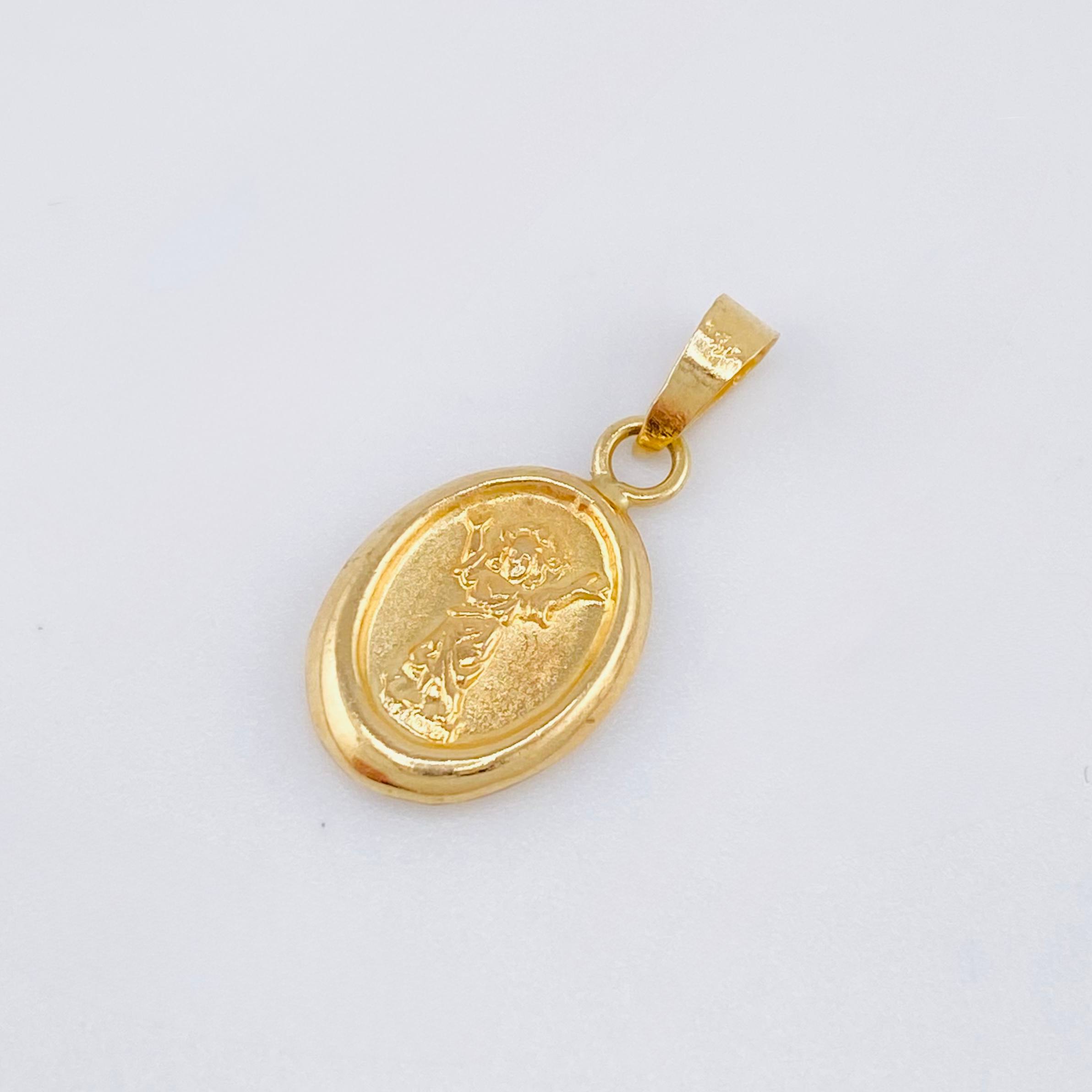 Dije Divino Niño 1.95gr / 1 1/4 in / Oro Amarillo 18K ©